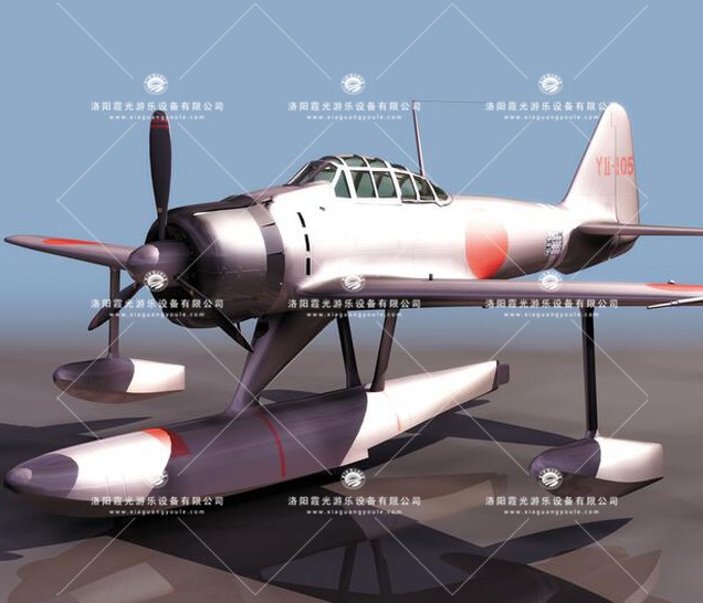 鹤岗3D模型飞机_